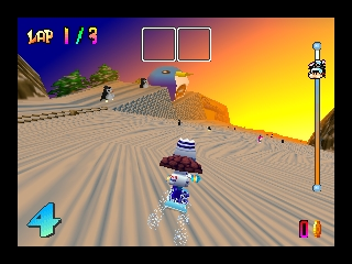 Snowboard Kids (USA) In game screenshot